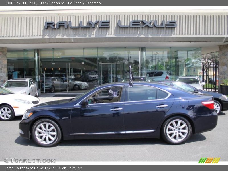 Black Sapphire Blue Pearl / Cashmere 2008 Lexus LS 460