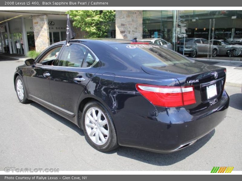 Black Sapphire Blue Pearl / Cashmere 2008 Lexus LS 460