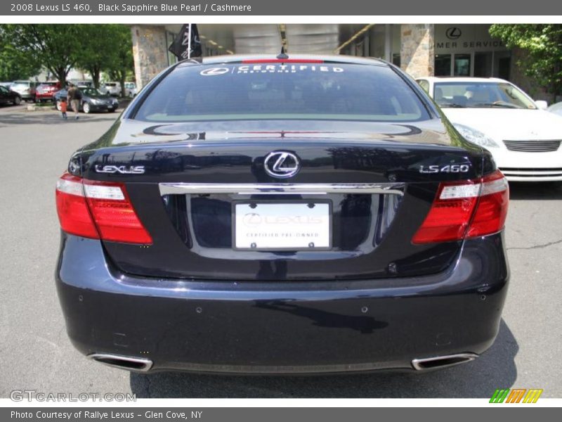 Black Sapphire Blue Pearl / Cashmere 2008 Lexus LS 460