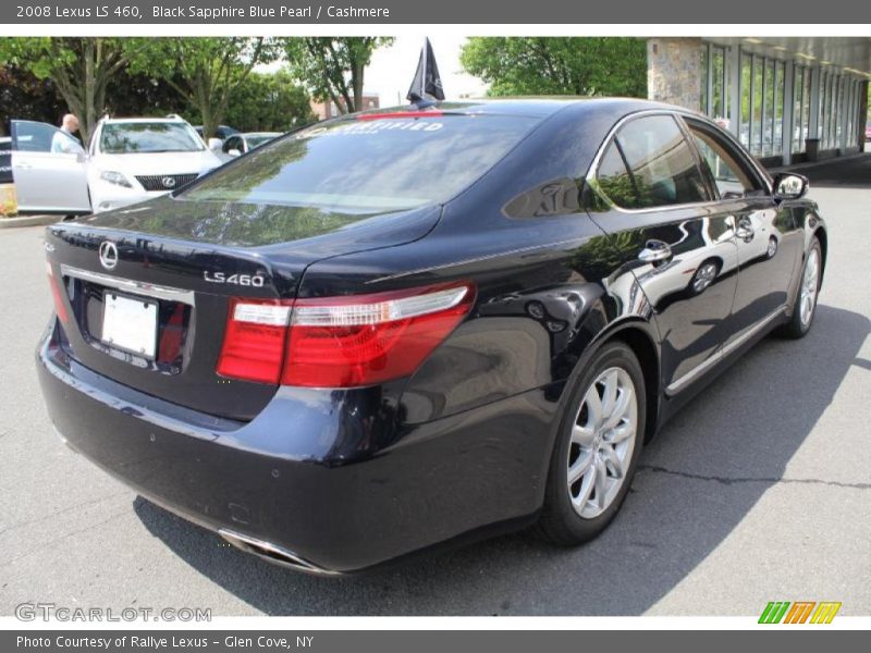 Black Sapphire Blue Pearl / Cashmere 2008 Lexus LS 460