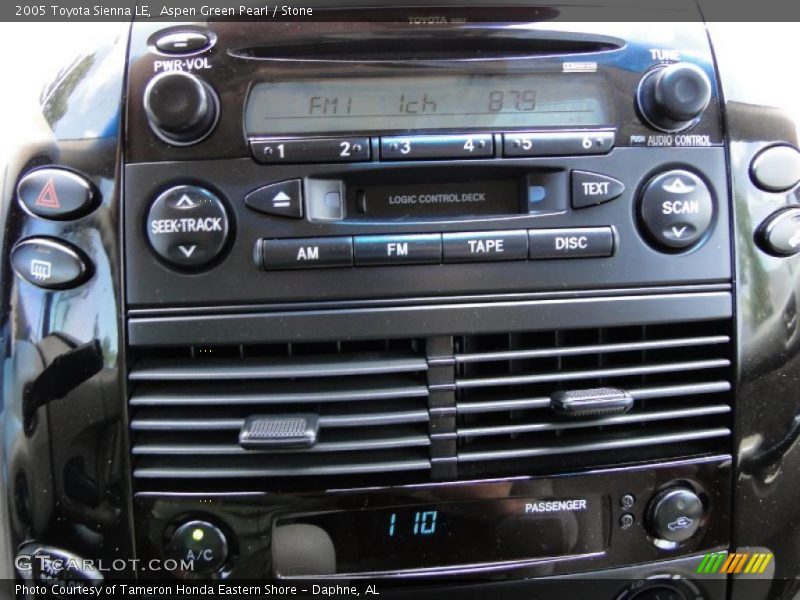 Aspen Green Pearl / Stone 2005 Toyota Sienna LE