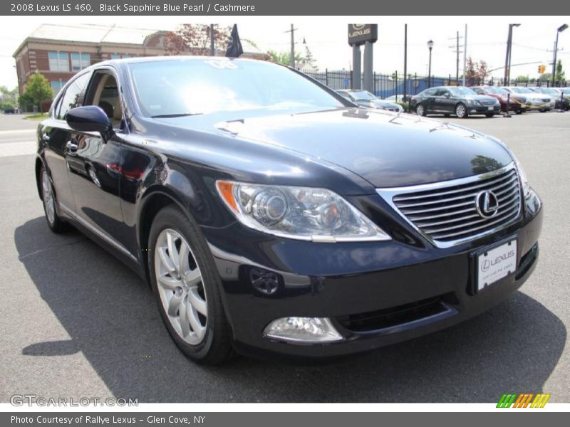 Black Sapphire Blue Pearl / Cashmere 2008 Lexus LS 460