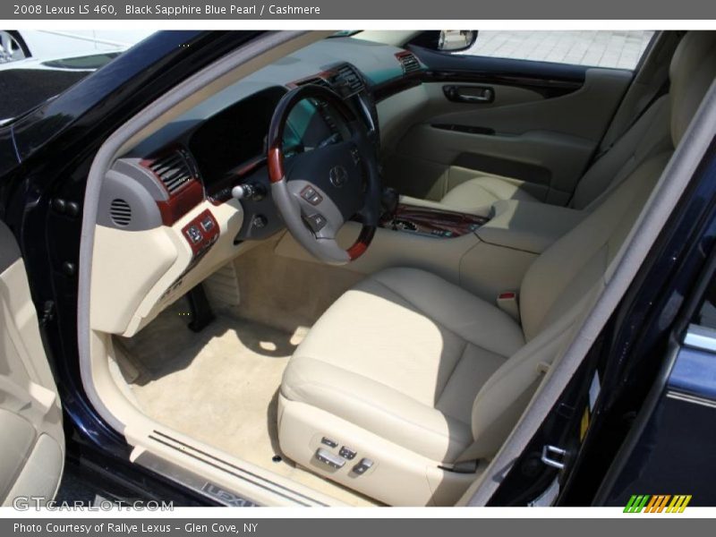 Black Sapphire Blue Pearl / Cashmere 2008 Lexus LS 460