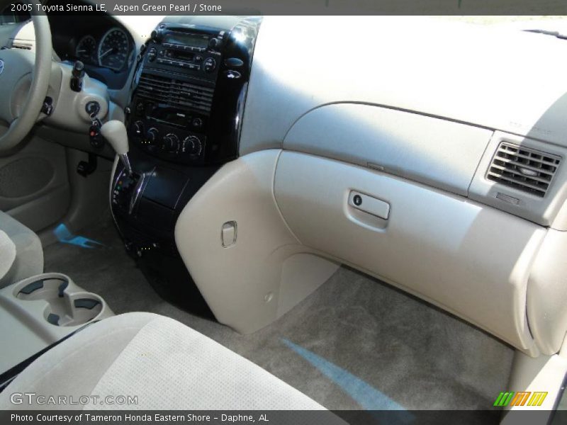 Aspen Green Pearl / Stone 2005 Toyota Sienna LE