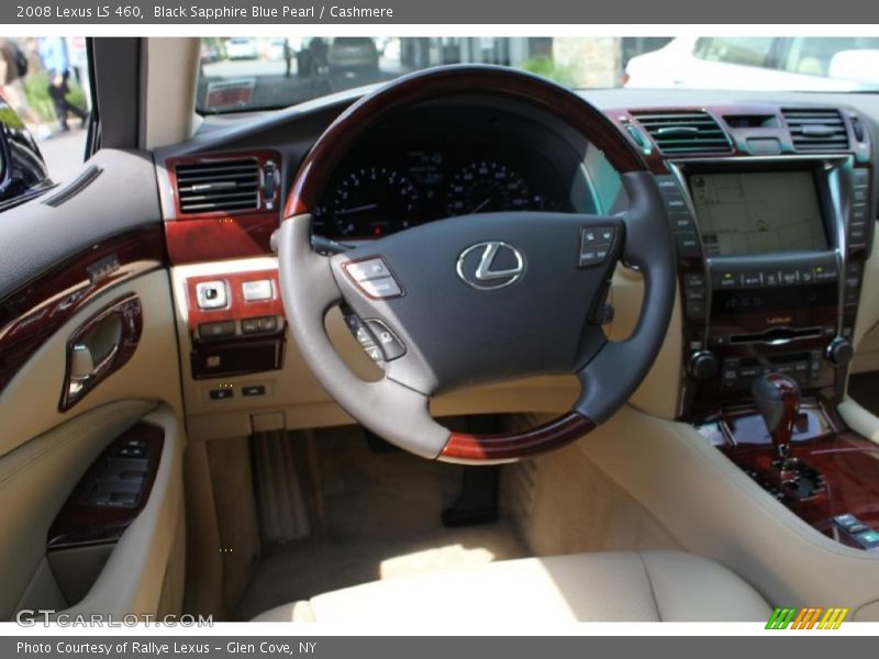 Black Sapphire Blue Pearl / Cashmere 2008 Lexus LS 460