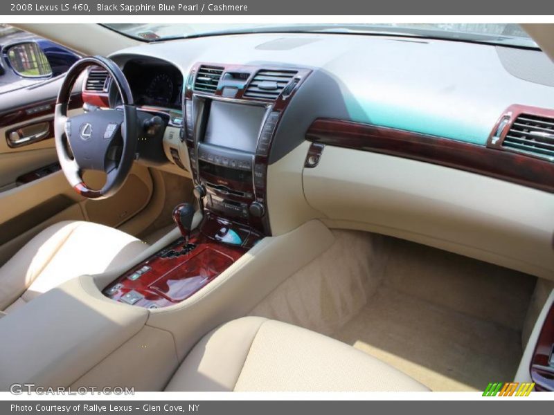 Black Sapphire Blue Pearl / Cashmere 2008 Lexus LS 460