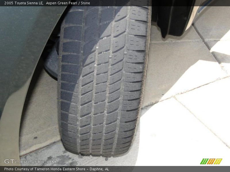 Aspen Green Pearl / Stone 2005 Toyota Sienna LE