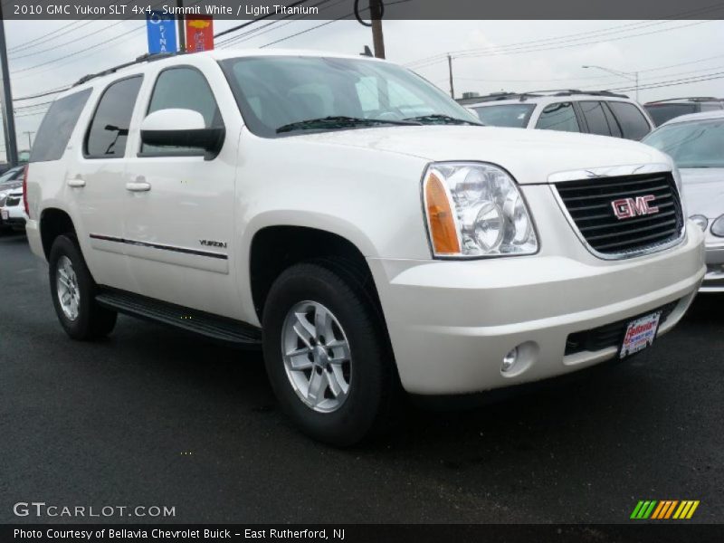 Summit White / Light Titanium 2010 GMC Yukon SLT 4x4