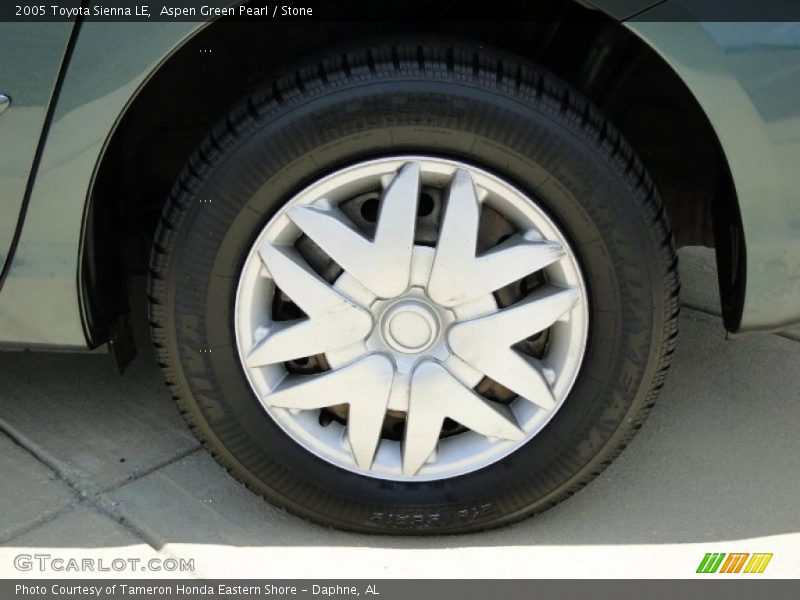 Aspen Green Pearl / Stone 2005 Toyota Sienna LE