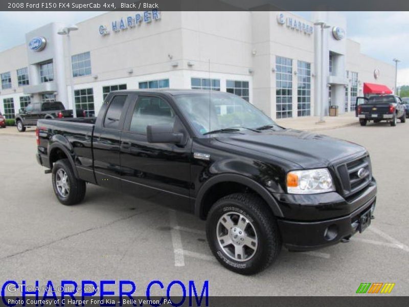Black / Black 2008 Ford F150 FX4 SuperCab 4x4