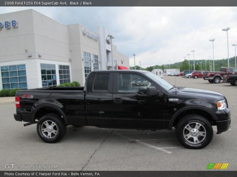 Black / Black 2008 Ford F150 FX4 SuperCab 4x4