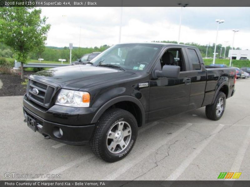 Black / Black 2008 Ford F150 FX4 SuperCab 4x4