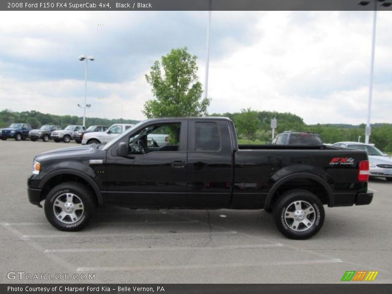 Black / Black 2008 Ford F150 FX4 SuperCab 4x4