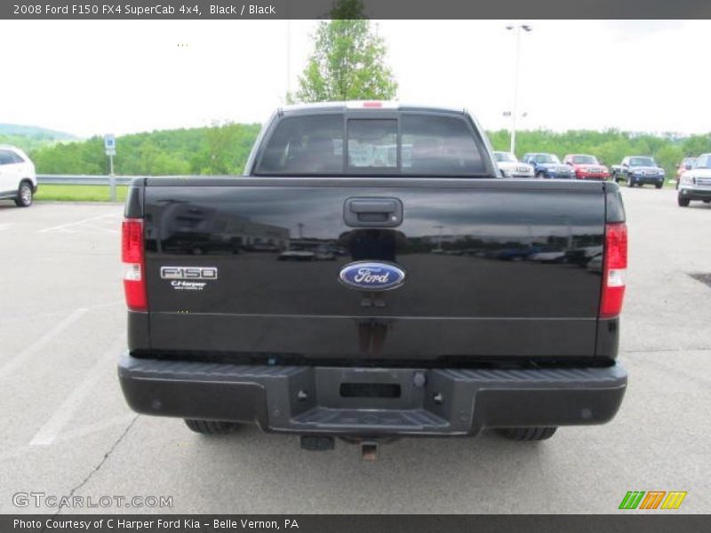 Black / Black 2008 Ford F150 FX4 SuperCab 4x4
