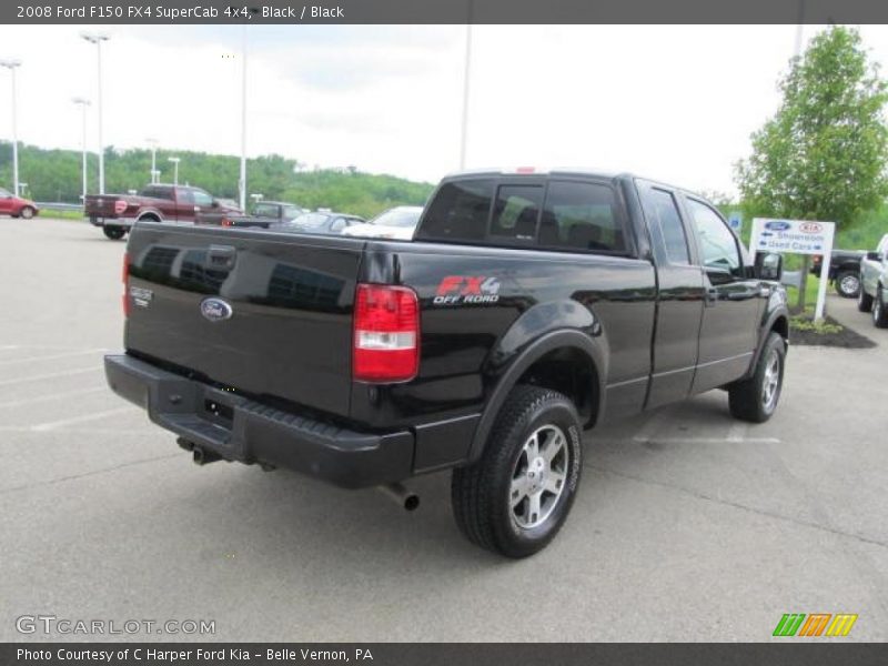 Black / Black 2008 Ford F150 FX4 SuperCab 4x4