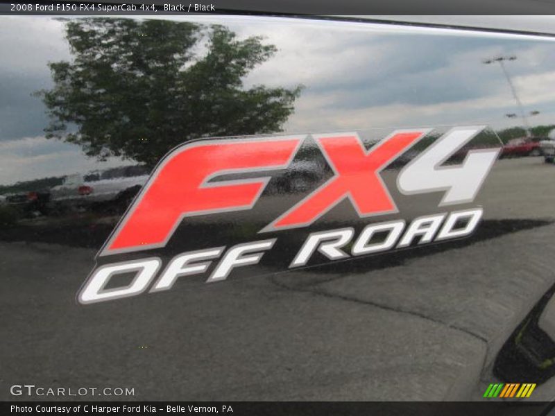 Black / Black 2008 Ford F150 FX4 SuperCab 4x4