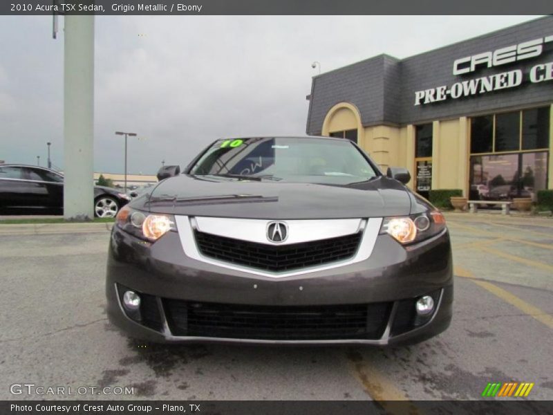 Grigio Metallic / Ebony 2010 Acura TSX Sedan