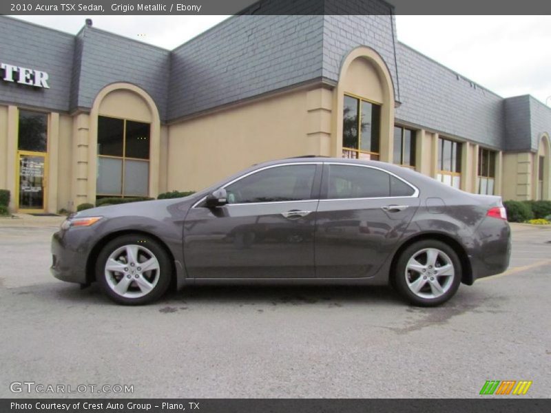 Grigio Metallic / Ebony 2010 Acura TSX Sedan