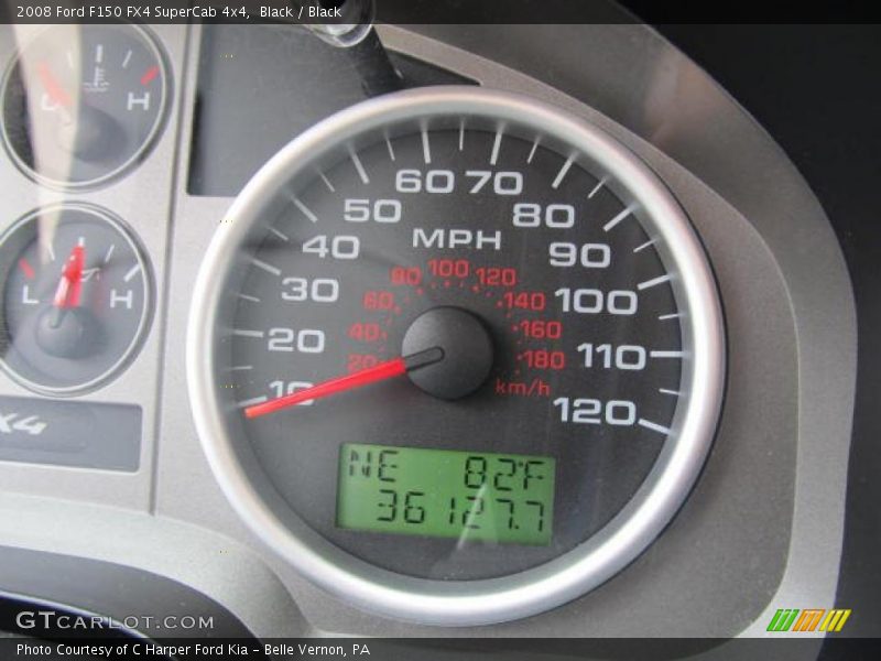 Black / Black 2008 Ford F150 FX4 SuperCab 4x4