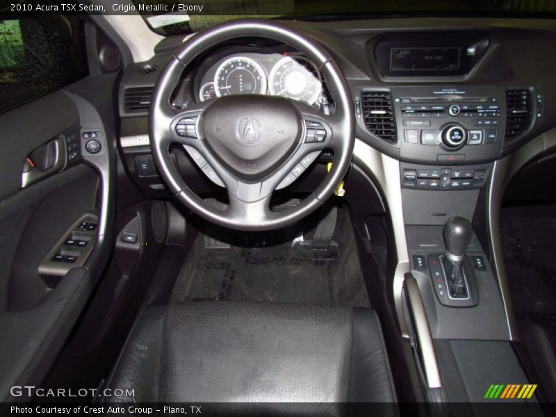 Grigio Metallic / Ebony 2010 Acura TSX Sedan