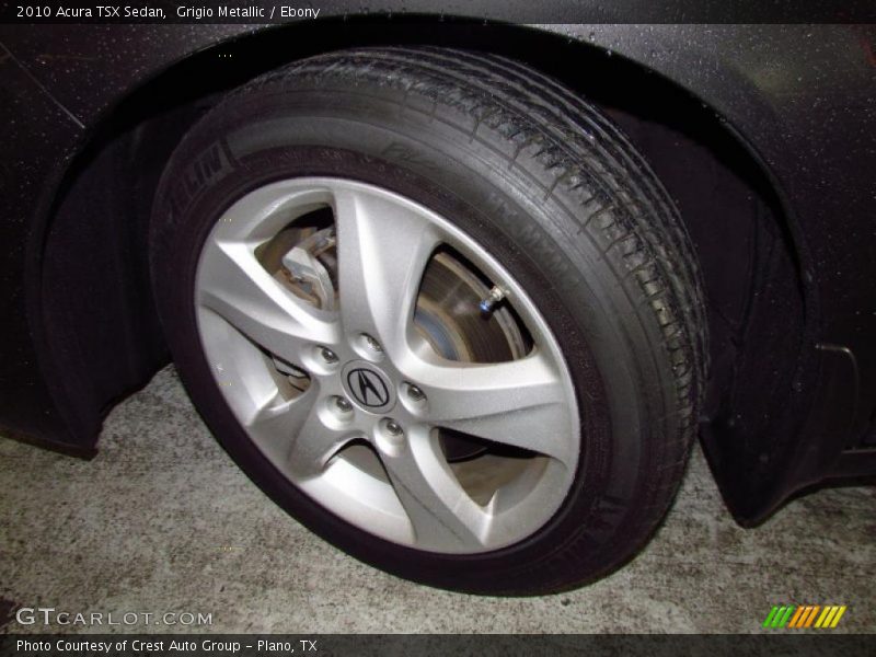 Grigio Metallic / Ebony 2010 Acura TSX Sedan