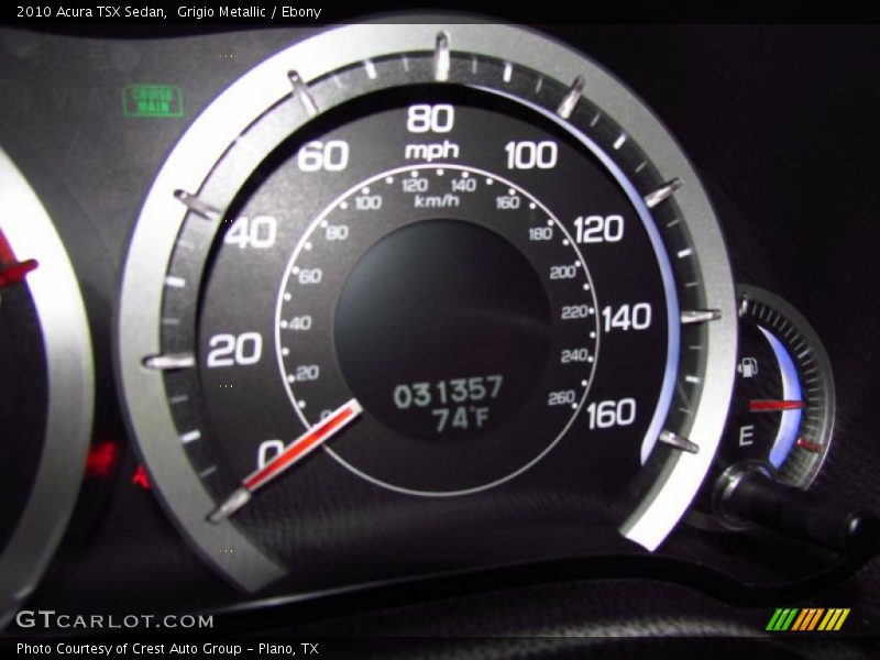 Grigio Metallic / Ebony 2010 Acura TSX Sedan