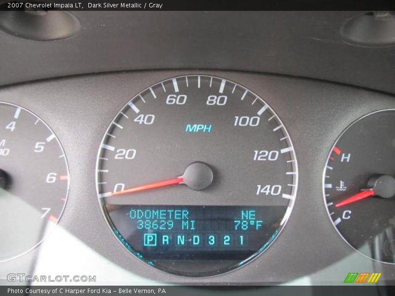 Dark Silver Metallic / Gray 2007 Chevrolet Impala LT