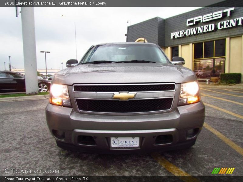 Graystone Metallic / Ebony 2008 Chevrolet Avalanche LS