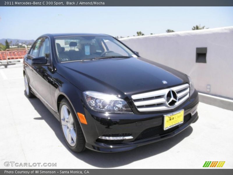 Black / Almond/Mocha 2011 Mercedes-Benz C 300 Sport