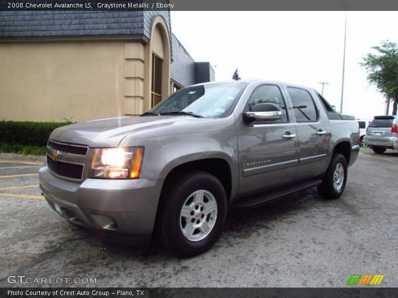 Graystone Metallic / Ebony 2008 Chevrolet Avalanche LS