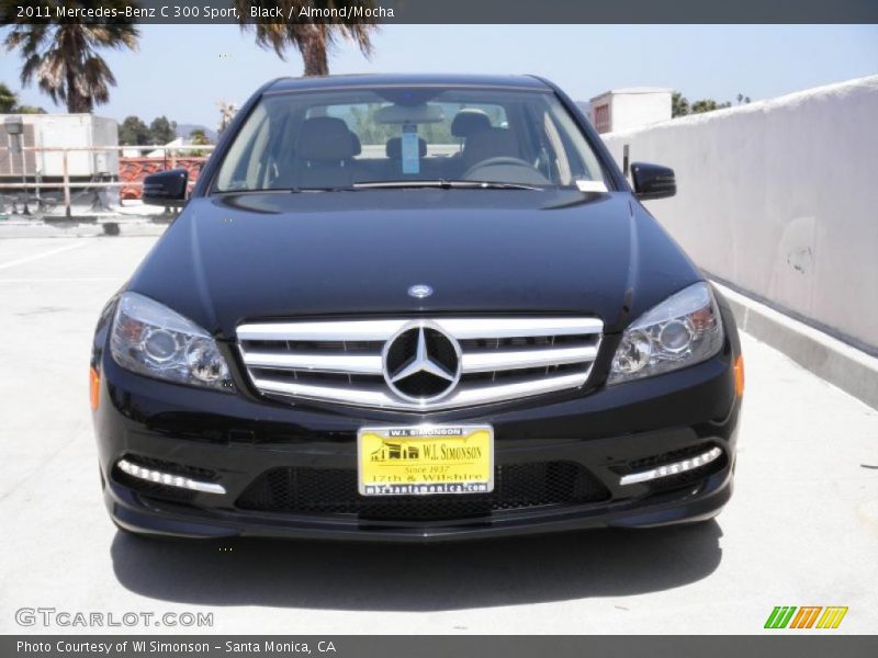 Black / Almond/Mocha 2011 Mercedes-Benz C 300 Sport