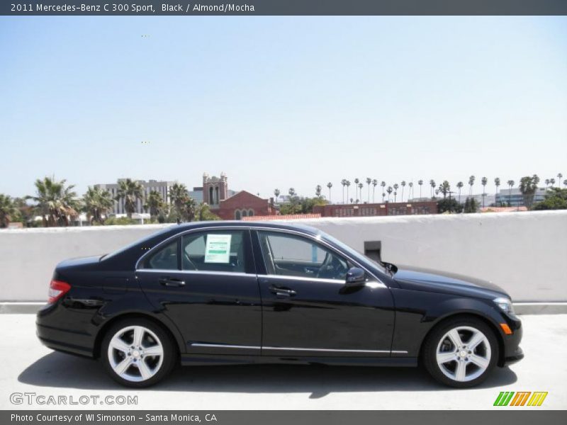 Black / Almond/Mocha 2011 Mercedes-Benz C 300 Sport