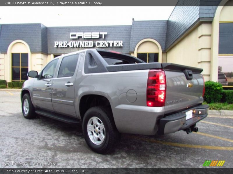 Graystone Metallic / Ebony 2008 Chevrolet Avalanche LS