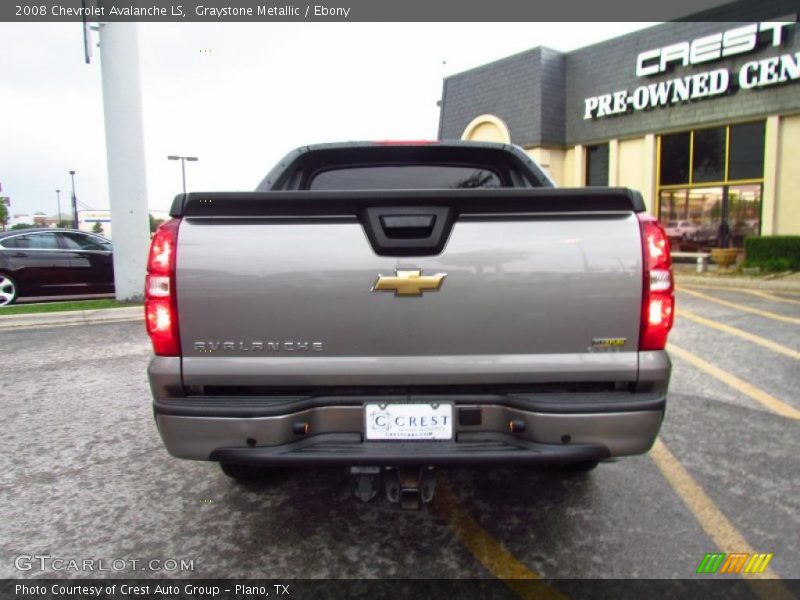 Graystone Metallic / Ebony 2008 Chevrolet Avalanche LS