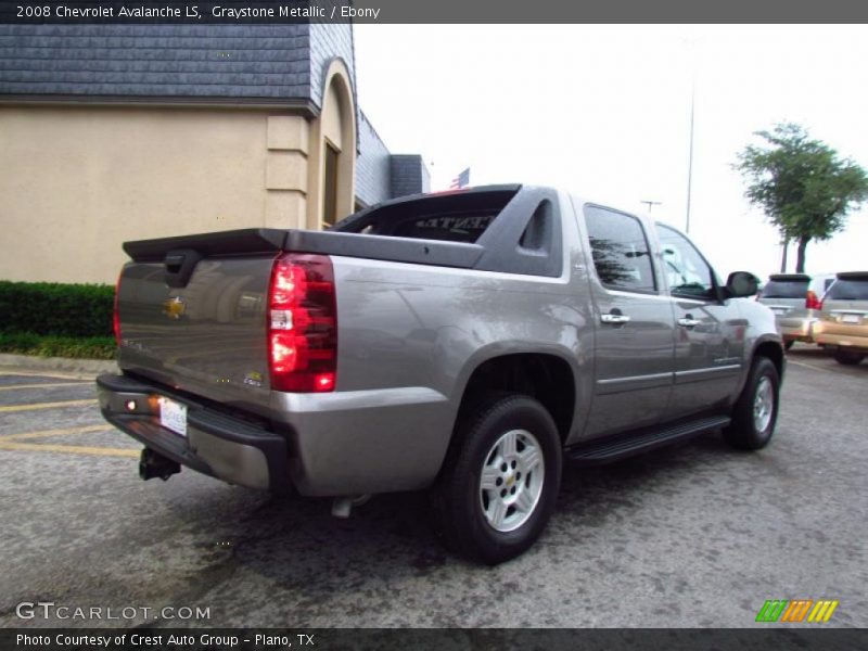 Graystone Metallic / Ebony 2008 Chevrolet Avalanche LS