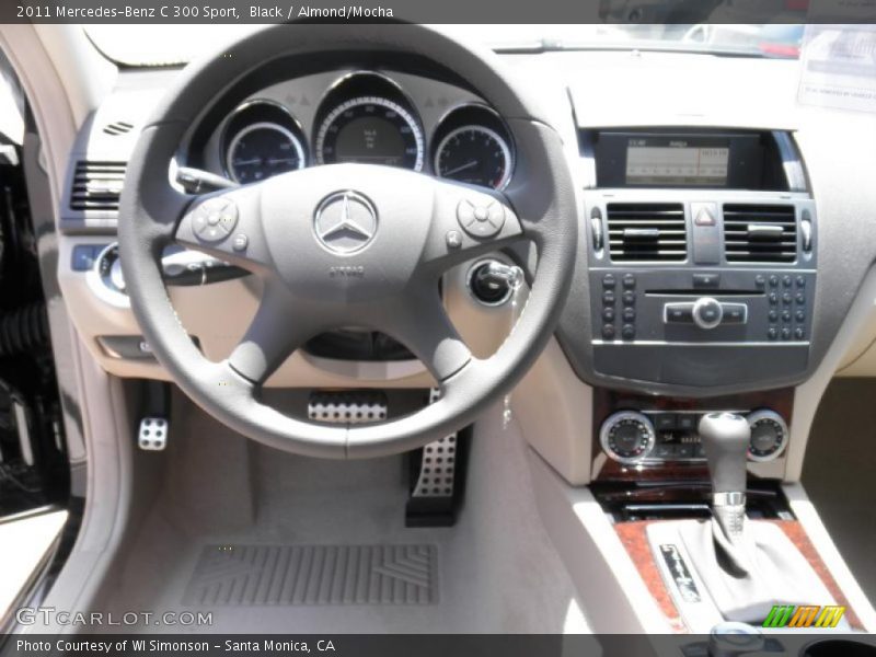 Black / Almond/Mocha 2011 Mercedes-Benz C 300 Sport