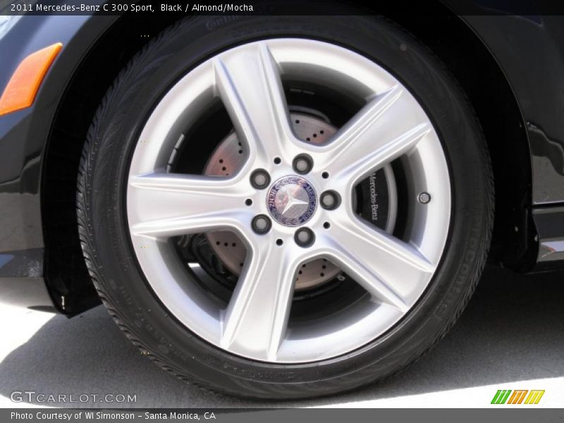 Black / Almond/Mocha 2011 Mercedes-Benz C 300 Sport
