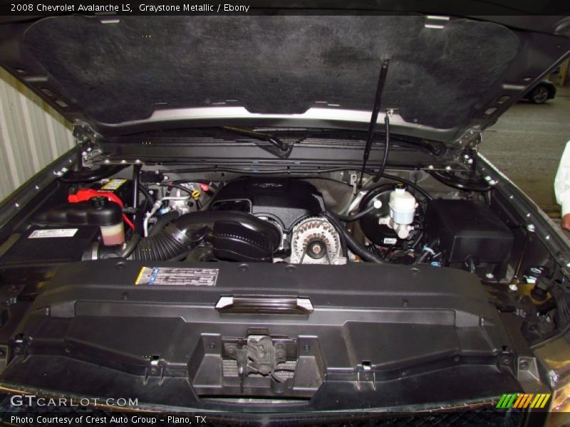 Graystone Metallic / Ebony 2008 Chevrolet Avalanche LS
