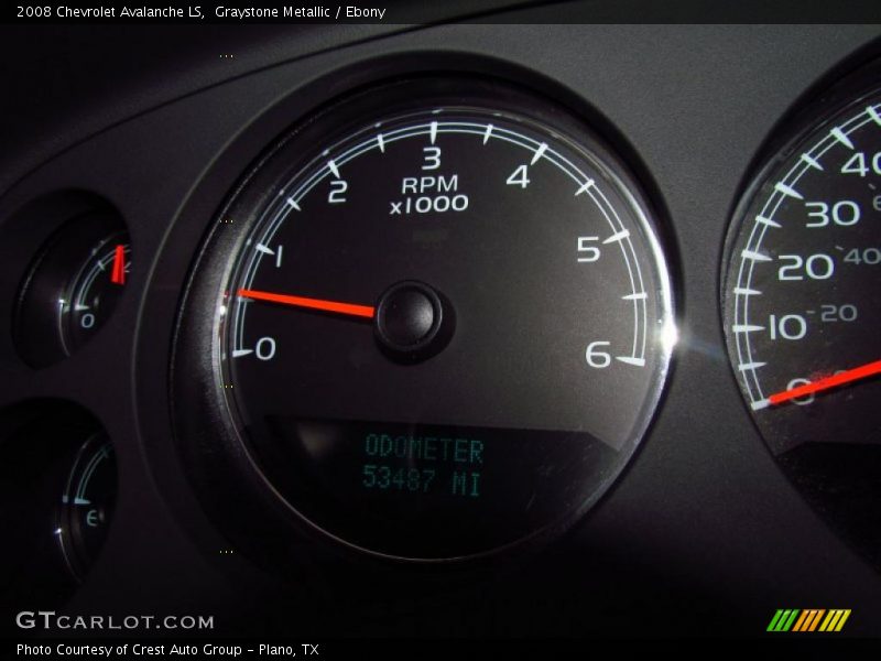 Graystone Metallic / Ebony 2008 Chevrolet Avalanche LS