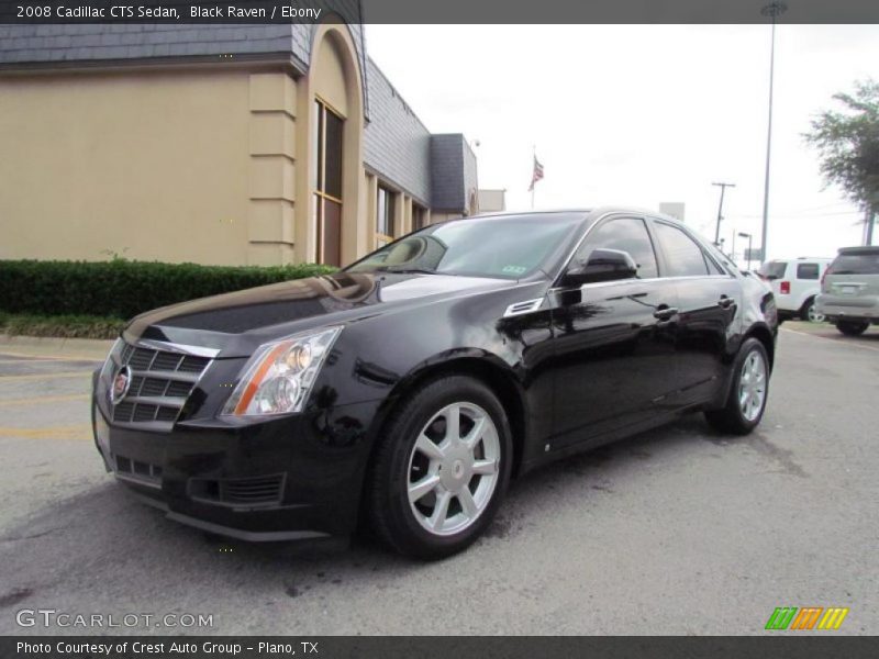 Black Raven / Ebony 2008 Cadillac CTS Sedan