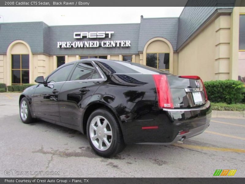 Black Raven / Ebony 2008 Cadillac CTS Sedan