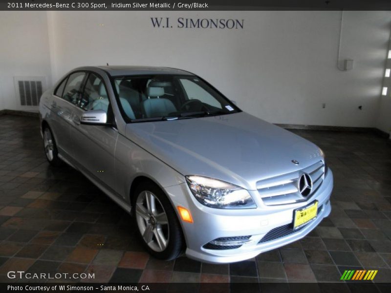 Iridium Silver Metallic / Grey/Black 2011 Mercedes-Benz C 300 Sport