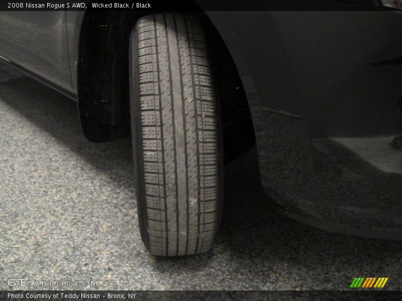 Wicked Black / Black 2008 Nissan Rogue S AWD