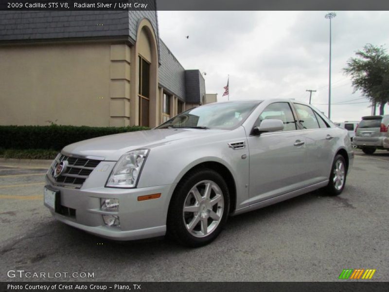 Radiant Silver / Light Gray 2009 Cadillac STS V8