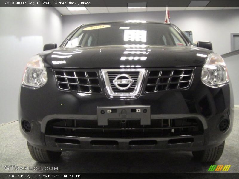 Wicked Black / Black 2008 Nissan Rogue S AWD