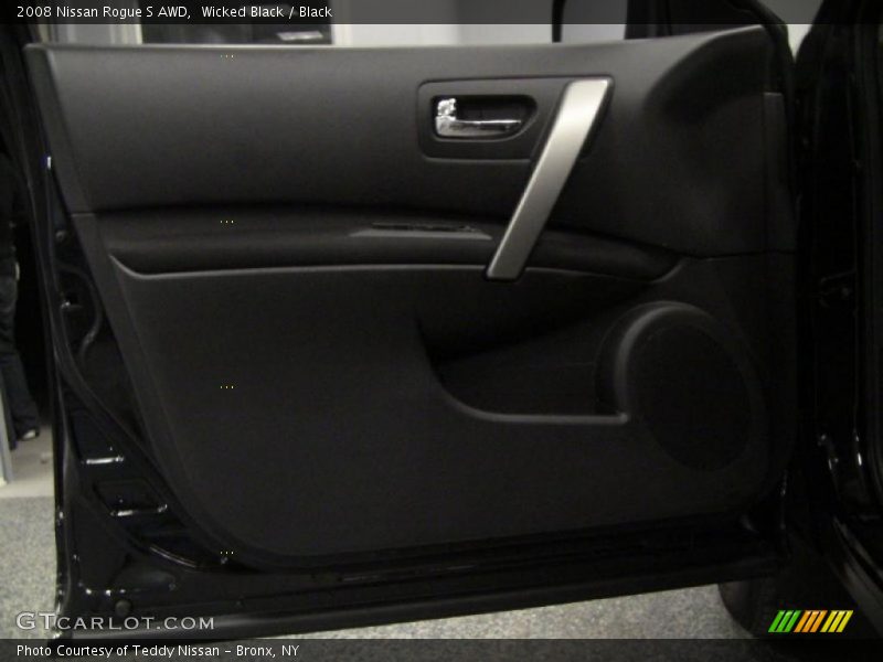 Wicked Black / Black 2008 Nissan Rogue S AWD