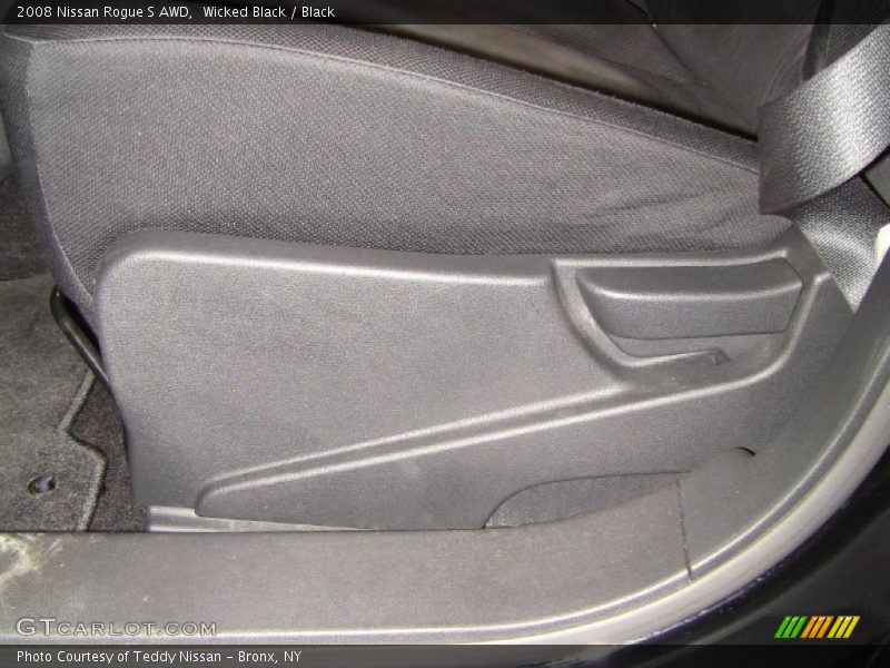 Wicked Black / Black 2008 Nissan Rogue S AWD
