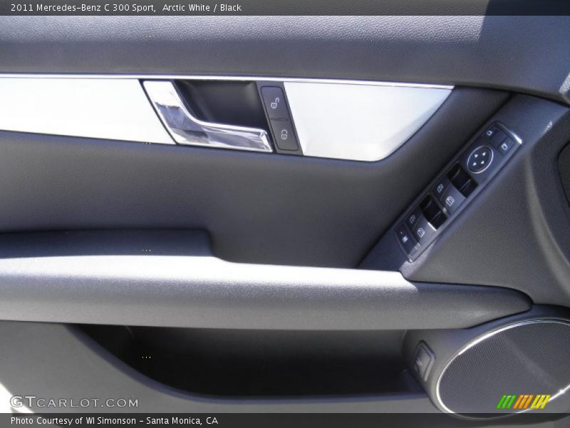 Arctic White / Black 2011 Mercedes-Benz C 300 Sport