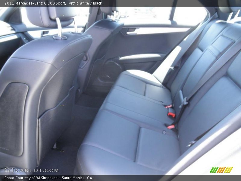 Arctic White / Black 2011 Mercedes-Benz C 300 Sport