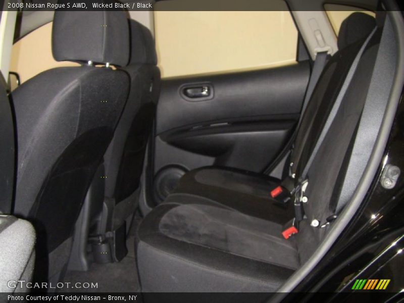 Wicked Black / Black 2008 Nissan Rogue S AWD